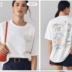 NWT Damson Madder Breakfast Graphic Tshirt